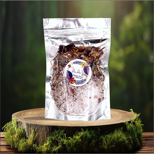 Banho e escalda-pé de sal e ervas Amor