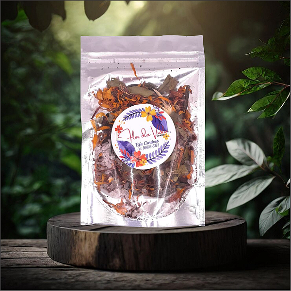 Banho e escalda-pé de sal e ervas Proteção