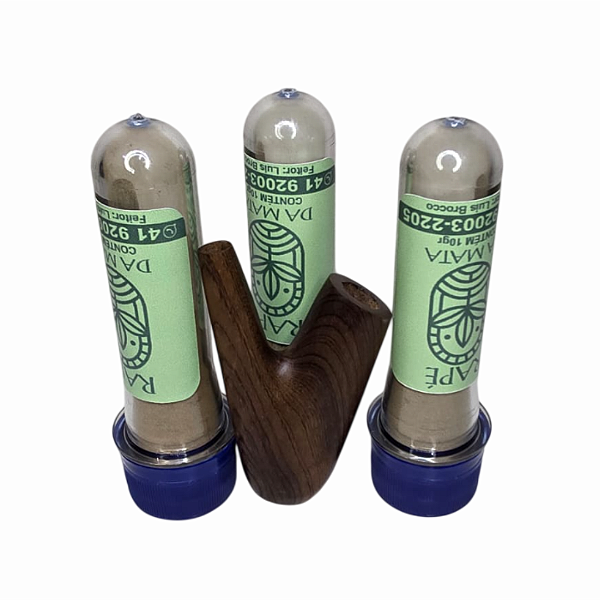 Kit Iniciação - 3 Tubos de Rapé + 1 Kuripe