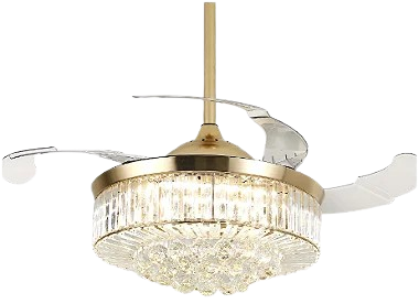 Air Cristal | Plafon e Ventilador Retrátil