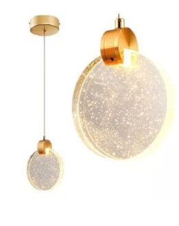 PENDENTE CRISTAL DISCO 3 TEMPERATURAS DE COR