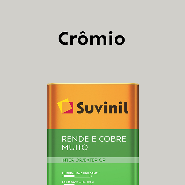 Tinta Acrílica Rende e Cobre Muito Standard Fosco Interno e Externo 18L Suvinil