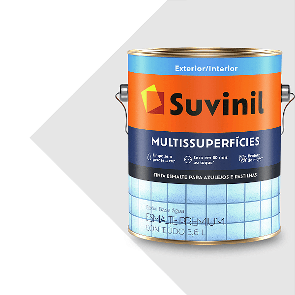 Esmalte Suvinil Multissuperfícies Acetinado Branco Base Água 3,6L
