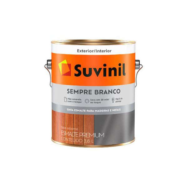 Esmalte Suvinil Sempre Branco Brilhante 3,6L