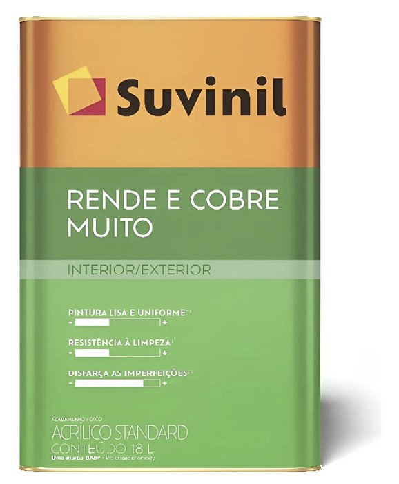 Tinta Suvinil Rende & Cobre Muito 18L