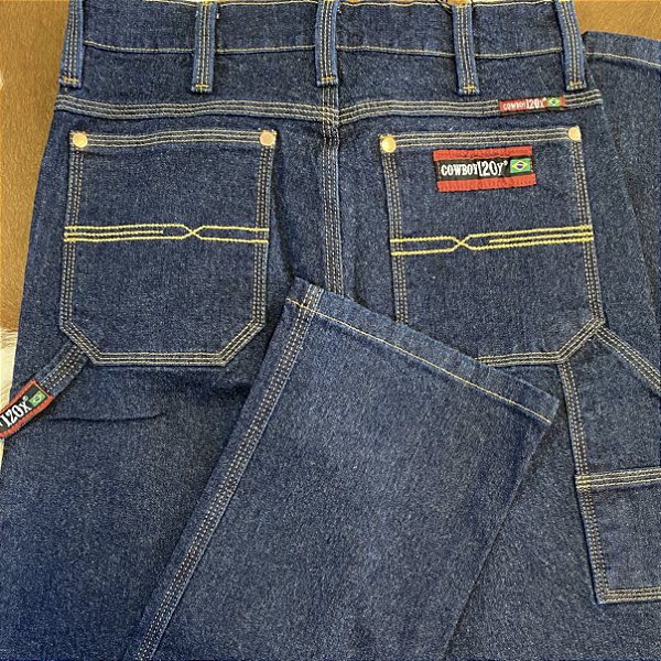 Calça Masculina Carpinteira - Amaciado