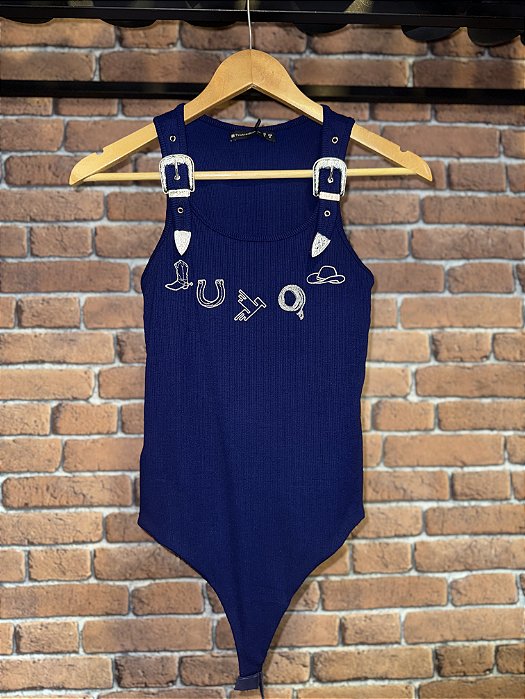 Body Fivela Thankfield- Azul Marinho