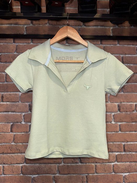 Polo Feminina - Teen Verde Jade