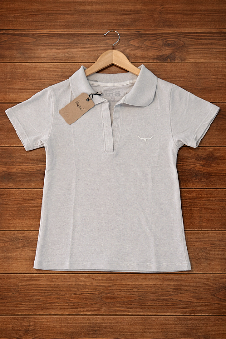 Polo Feminina - Teen Bege Pastel