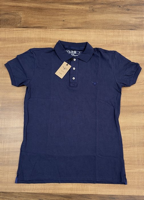 Polo Masculina - Azul marinho