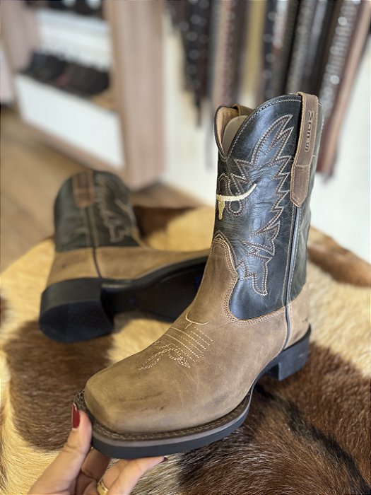 Bota Texana Masculina - Moiadeiros
