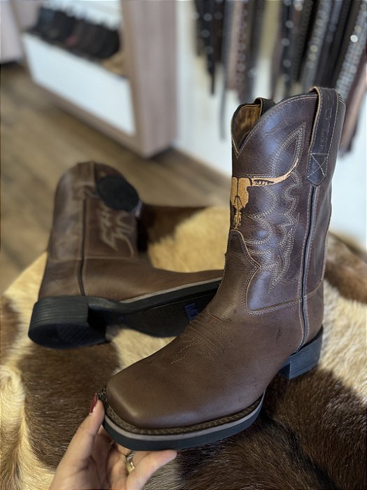 Bota Texana Masculina - Moiadeiros