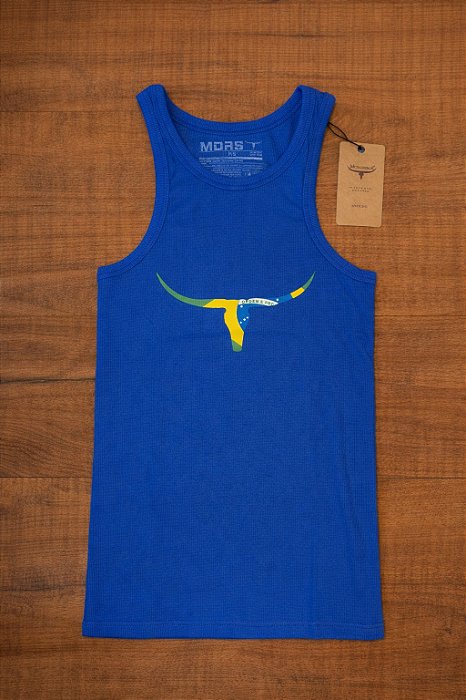 Polo Teen feminina - Azul bic