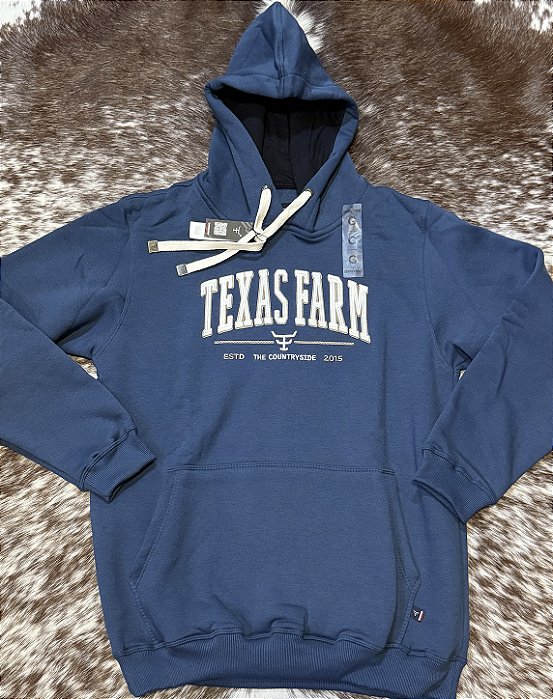 Moletom Masculino Tx. Farm - Azul Petróleo