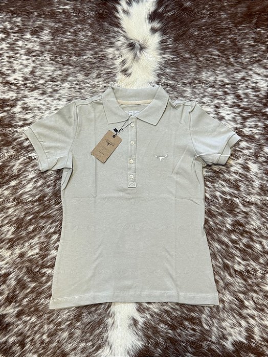 Polo Feminina - Bege