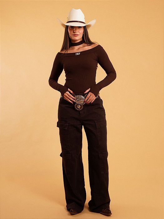Blusa ML Thankfield - Marrom