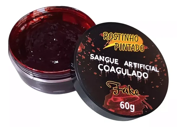 Sangue Falso Coagulado 60g Artificial Halloween
