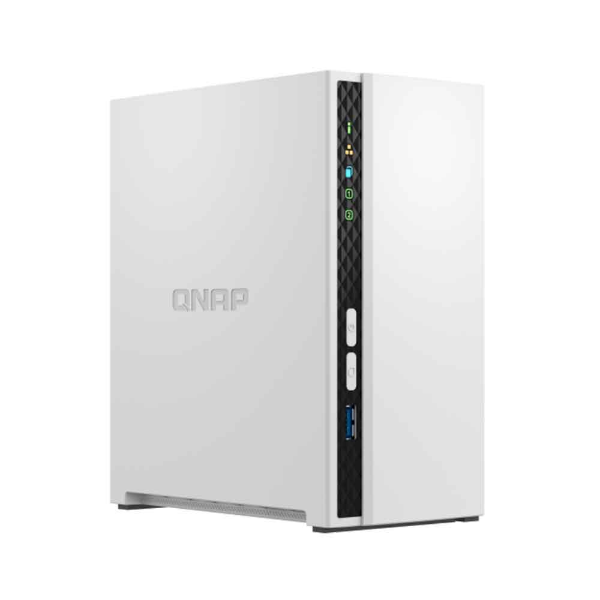 Storage Nas Qnap 2 Baias Arm Cortex-A55 4 Core, 2.0ghz, 2gb, 1x Gbe Lan Torre - Ts-233-Br