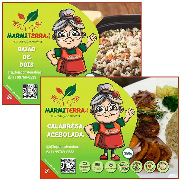 Combo 2 Calabresa Acebolada & Baião de Dois