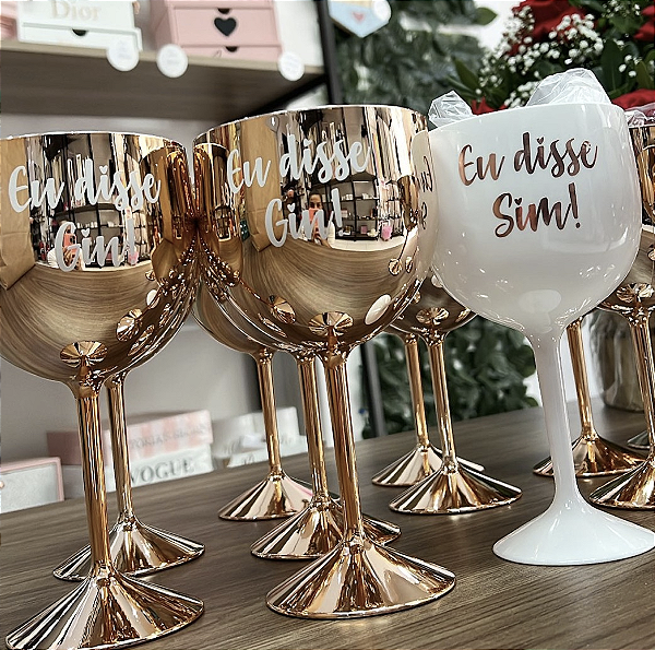 Taça Gin Metalizada