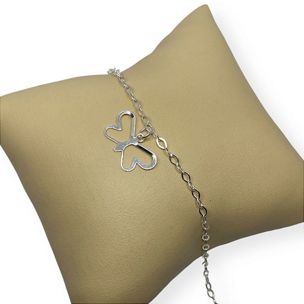 Pulseira Prata 925 Borboleta