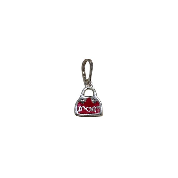 Pingente bolsa sports prata 925