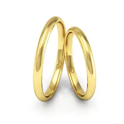 Aliança Tradicional 2mm em Ouro 10K - Unidade