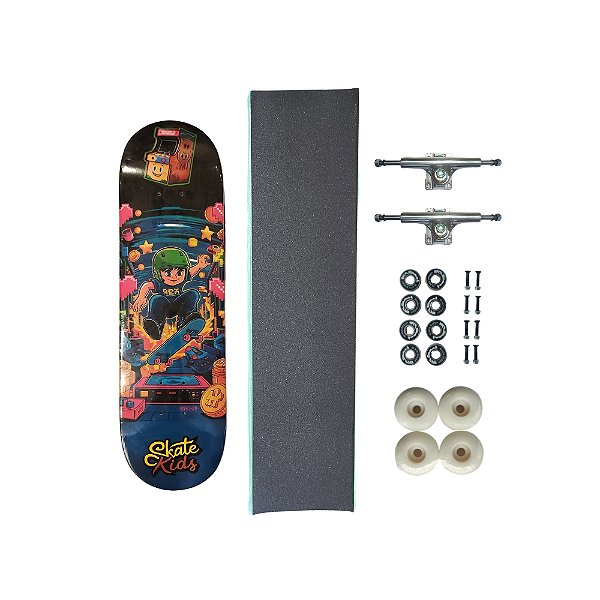 Skate de marfim infantil COMPLETO mini model SKATE KIDS Arcade