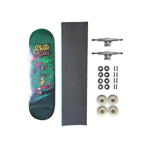 Skate de marfim infantil COMPLETO mini model SKATE KIDS Dino