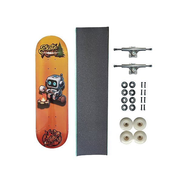 Skate de marfim infantil COMPLETO mini model SKATE KIDS Camping