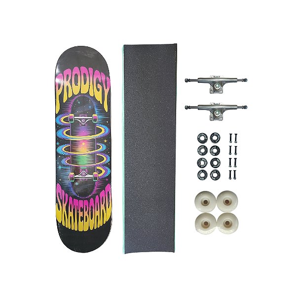 Skate de marfim juvenil completo PRODIGY SKATEBOARDS Cosmos