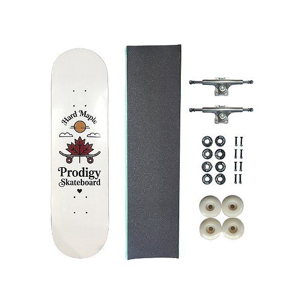 Skate de maple completo modelo juvenil PRODIGY Red Leaf