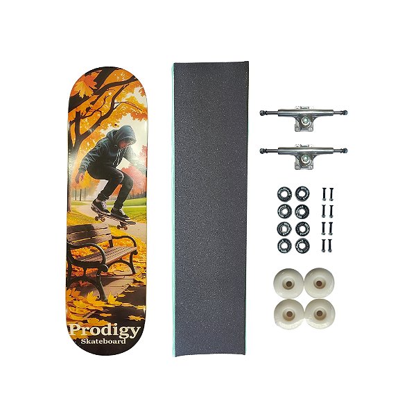 Skate de maple completo modelo juvenil PRODIGY Golden Leaves