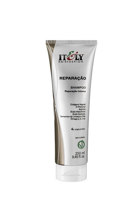 Shampoo Itely Fashion Reparação Total Pós Química Sem Sal 250ml