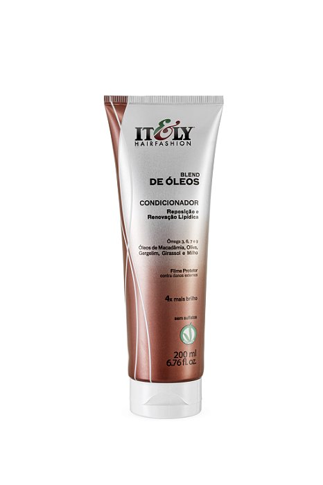 Condicionador Blend de Óleos Itely Hair Fashion Nutrição Capilar e Brilho 200ml