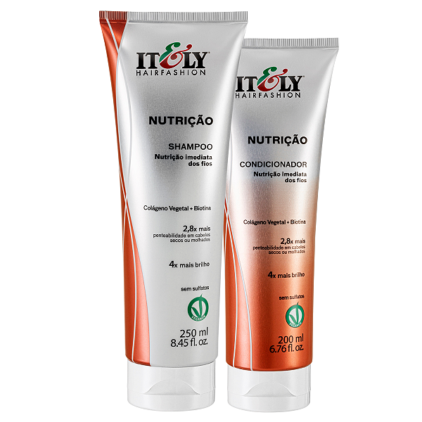 Itely Kit Nutrição Shampoo 250ml Condicionador 200ml