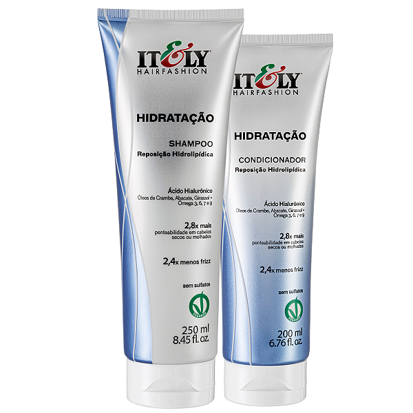 Itely Kit Shampoo Hidratação 250ml Condicionador 200ml