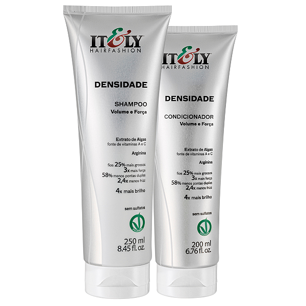 Kit Itely Hair Fashion Shampoo 250ml e Condicionador 200ml Densidade Engrossador