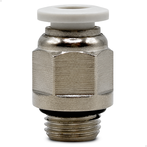 Conexão reta 6mm rosca 1/4