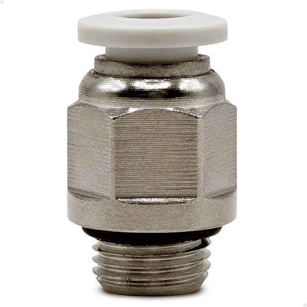 Conexão reta 6mm rosca 1/8