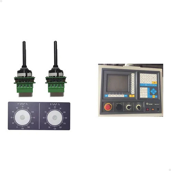 Chaves Seletoras Avanço / Velocidade Cnc Mach 9 Romi Centur