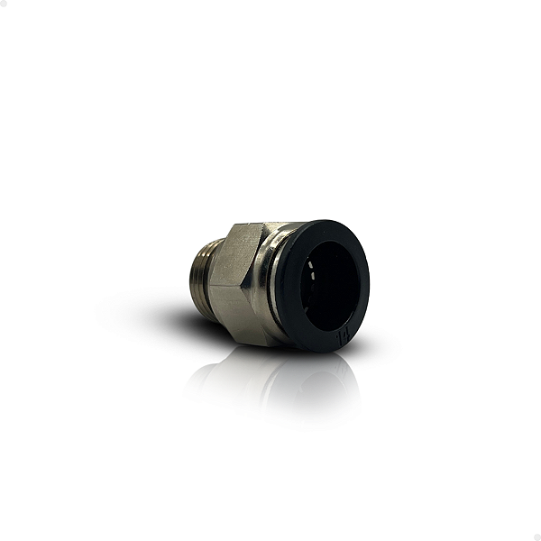 Conexão reta 14mm rosca 3/8