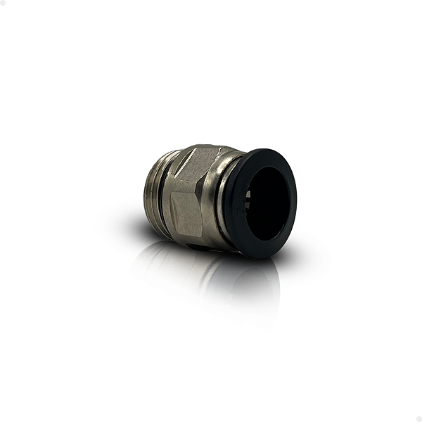 Conexão reta 14mm rosca 1/2