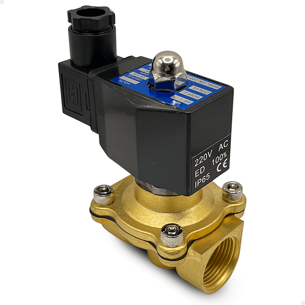 Válvula de processo solenoide 220v NF 2/2 vias rosca 3/4 BSP