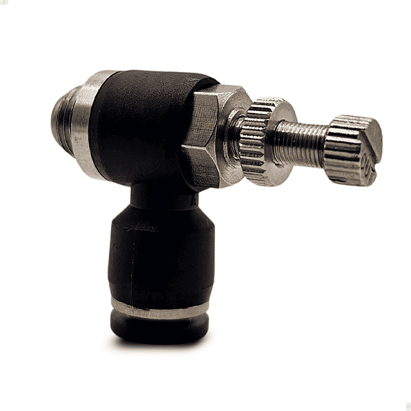 Válvula reguladora de fluxo 6mm x 1/8