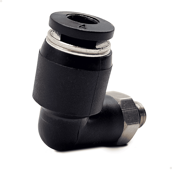 Conexão cotovelo 4mm + rosca M5