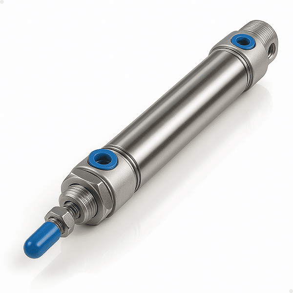 MA16X10S - CILINDRO MINI ISO 16MM X 10MM MAG. H. CROMADA R. MACHO