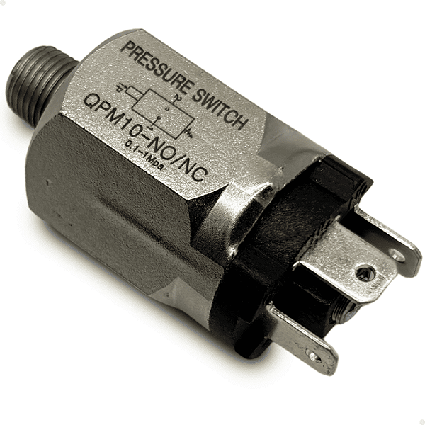 Pressostato ajustável cebolinha QPM10 1/8 NPT 10 Bar NA/NF