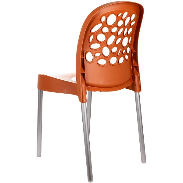 Cadeira Deluxe de Polipropileno terrecota- Forte Plástico