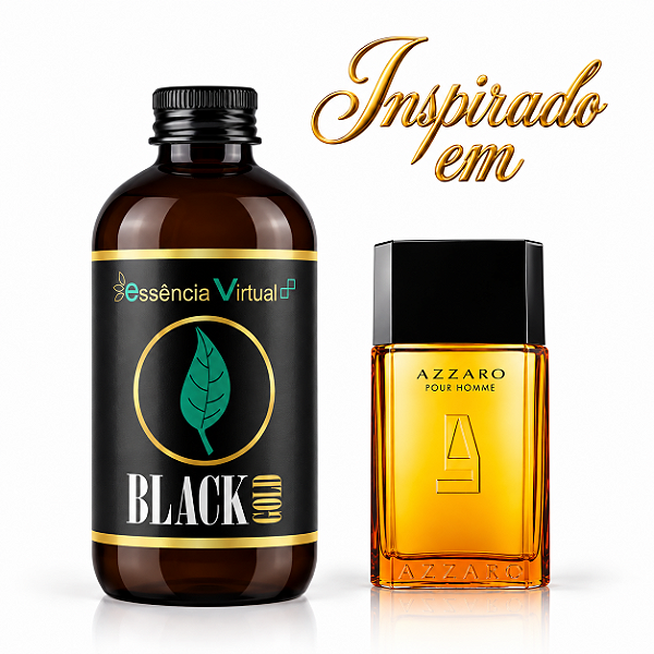 Essência Azsaro Tradicional - 60ml - Masculino | Black Gold